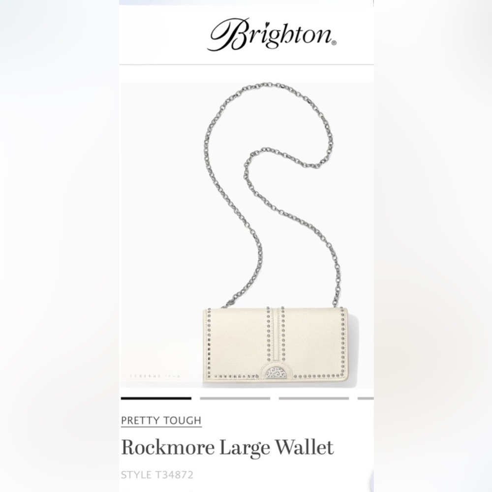 Brighton Rockmore large leather wallet:New!